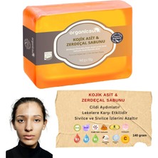 1001 Kojik Asit & Zerdeçal Sabunu 140 gr 1 Adet Leke ve Sivilce Karşıtı Kojic Acid - Kolajen - Aha Bh