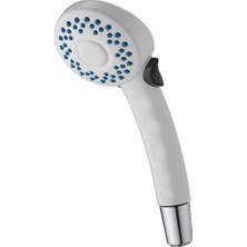 1001 Faucet Tek Püskürtme El Tipi Duş Başlığı, Beyaz 59462-WHB-PK