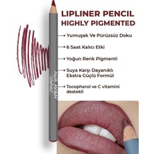 1001 Uzun Süre Kalıcı Dağılma Yapmayan Nemlendirici Dudak Kalemi - Lipliner Pencil 18 Raspberry Marm