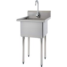 1001 THA-0307 Temel Paslanmaz Çelik Musluk Yardımcı Lavabo