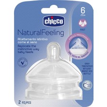 1001 Naturalfeeling Hızlı Akışlı Biberon Emziği (6 Ay+, 2'li)