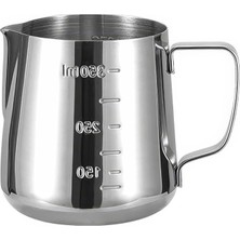 1001 304 Çelik 350 ml Kahve Süt Köpürtme Potu Sütlük Pitcher CIN502