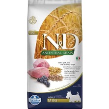1001 N&d Düşük Tahıllı Kuzulu Küçük Irk Yetişkin Köpek Maması - 7 kg