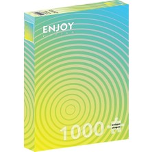 1001 1000 Parça Yapboz - Daire Gradyan Dört Numara