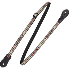1001 Levy's Leathers 1,27 cm Jakarlı Dokuma Mandolin/ukulele Kayışı, Iki Deri Askı Pim Ucu Ile; 127