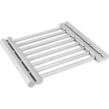 1001 Ayarlanabilir Paslanmaz Çelik Nihale, 23 cm x 20 Cm, 37 Cm'e Kadar Genişleyebilir, Sıcak Tencere