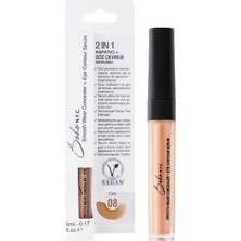 1001 Göz Altı Morluk ve Torba Için Serum ve Kapatıcı 5 Ml- No:8 Cafe