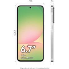 1001 Galaxy A56 5g, Android Akıllı Telefon, 128GB Depolama, 8gb Ram, Antrasit, 6x Işletim Sistemi Yü
