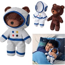 1001 Aftonsparv 28 cm Çıkarılabilir Astronot Giysili Ayı Yumuşak Peluş Oyuncak 1140551542