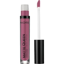 1001 Cosmetics Matte Queen Lipstick 20 Passionate Heart Kalıcı Likit Ruj, Mor