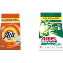 1001 8 kg Kar Çiçeği Ferahlğı Beyazlar ve Renkliler Hızlı Çözülme Toz Deterjan ve Ariel Dağ Es