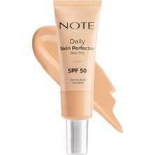 1001 Cosmetics Daily Skin Perfector Skin Tint 140 Spf 50 Ton Eşitleyici Doğal Bitişli Renkli Nemlendir