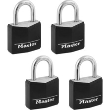 1001 131Q 1 – 3/40,6 cm Genişliğinde Hava Şartlarına Dayanıklı Masif Gövde Asma Kilit; 4 Pack