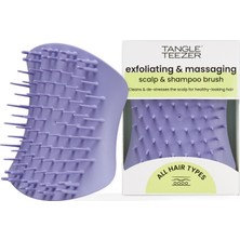 1001 Scalp Brush Lilac Masaj & Saç Fırçası-Tarak Islak Kullanım | Saç Derisini Duşta Temizler, Pul