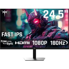 1001 H25T7 24.5" 180 Hz (Hdmı + Dısplay Port) 1920×1080 Freesync Full Hd Fast IPS Flat Monitör