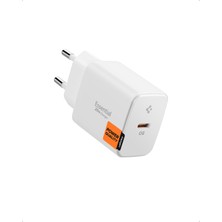 1001 20W Usb-C Mini Hızlı Şarj Aleti/şarj Isısını Düşürür Gan Pro Akım Korumalı Güç Adapt�