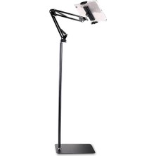 1001 Metal Ayaklı Ayarlanabilir Teleskopic 3eklemli Profesyonel Tablet Tutucu Stand Telefon Tutucu