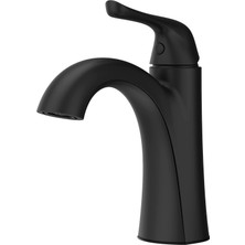1001 LF042MALSDB Willa Tek Kontrol 10,16 cm Orta Set Banyo Bataryası Spot Defense Mat Siyah