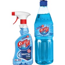 1001 Camsil Promosyonlu 500ML Matik + 1lt Dökme Orjinal Mavi