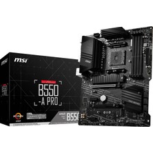 1001 B550-A Pro Am4 Ddr4 Bellek 4400(OC) HDMI Dp M.2 Usb3.2 Atx