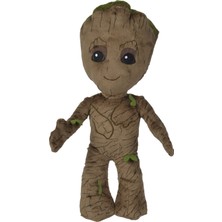 1001 6315875808NPB, Disney Marvel Floppy Young Groot Peluş Figürü, Özel ve Detaylı Tasarım, Dayanı