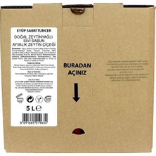 1001 Doğal Zeytinyağlı Sıvı Sabun Ayvalık Zeytin Çiçeği 5 Lt Bag In Box Endüstriyel