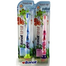 1001 Flip Flap Çocuk Diş Fırçası, Çok Renkli