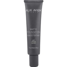 1001 Uzun Süre Kalıcı Doğal Mat Bitişli E Vitamini Içeren Mat Fondöten - Matte Foundation 407 True
