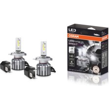 1001 H4 LED Xenon KIT%300 Fazla Işık / 4 Yıl Garantili 12V (2 Adet Far Için)
