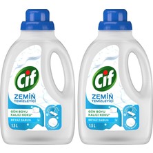 1001 Zemin Temizleyici Beyaz Sabun 1500 ml 2li Paket