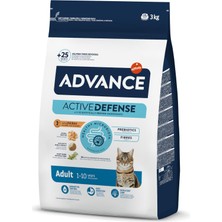 1001 Tavuklu ve Pirinçli Yetişkin Kedi Maması 3 kg
