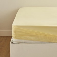 1001 Fitted Tek Kişilik Çarşaf Sarı 100X200+30 cm