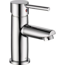 1001 Faucet Modern Tek Delikli Banyo Bataryası, Tek Kolu Banyo Bataryası Krom, Banyo Lavabo Bataryası,