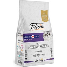 1001 Az Tahıllı Sterilised Somonlu Kedi Maması 12 kg
