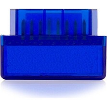 1001 OBT2A-S-B Süper Mini Araç Arıza Tespit Cihazı Obd2 V1.5, Mavi