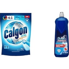 1001 Power Kir, Pas, Kireç ve Koku Önleyici 4'ü 1 Arada Ultra Konsantre Toz 250 G ve Finish Bulaşık