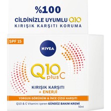 1001 Nıvea Q10 Plus C Kırışıklık Karşıtı Spf 15 Gündüz Bakım Kremi Enerji (50 Ml)