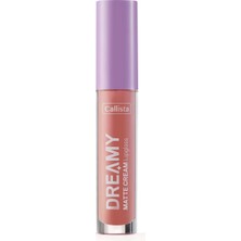 1001 Dreamy Matte Cream Mat Görünümlü Lipgloss 201 Choose Love, Nude