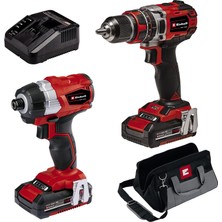 1001 Akülü Darbeli Vidalama Seti TP-18V Twin Pack Bl,power X-Change (18V, Saklama Çantası, 2 x Akü V