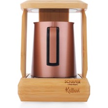 1001 Schafer Kallavi Bambum Türk Kahve Makinesi-Rosegold