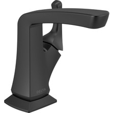1001 Faucet Vesna Mat Siyah Banyo Bataryası, Tek Delikli Banyo Bataryası, Tek Saplı Banyo Bataryası,