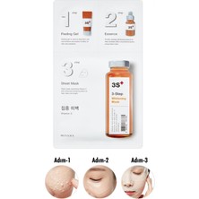 1001 3 Aşamalı Aydınlık Görünüm Sağlayan Maske 3 Step Whitening Mask