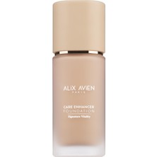1001 Kırışıklık Karşıtı Nemlendirici SPF30 Parlak Bitişli Fondöten Care Enhancer 808 Warm Amber