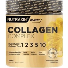 1001 Collagen Complex Powder | 5 Tip Kolajen (Tip I, Iı, Iıı, V, X) | Hyalüronik Asit, Elastin, C Vitami