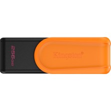 1001 Datatraveler Exodia S USB Bellek - 256GB - USB 3.2 Gen 1 - USB Tip A - Siyah/turuncu