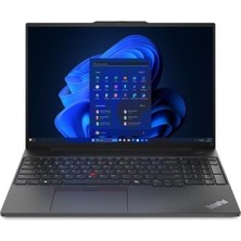 1001 Thinkpad E16 Laptop Amd Ryzen 5 16GB 512GB SSD Siyah 16 Inç