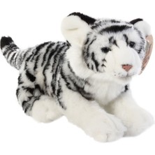 1001 Floppy Kaplan Peluş Oyuncak, Beyaz, 30CM