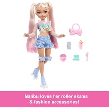 1001 Rüya Arkadaşlar Bebek ve Aksesuarları, Eklemleri Bükülebilen, Sarı Saçlı, Patenci Barbie 'ma