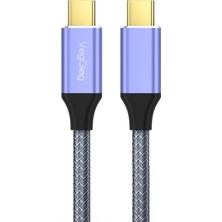 1001 USB 3.1 Type-C Pd 100W 5A 10GBPS 4K 60Hz Destekli Kablo 2 Metre
