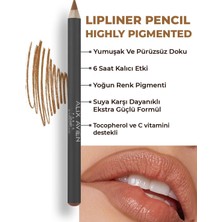 1001 Uzun Süre Kalıcı Dağılma Yapmayan Nemlendirici Dudak Kalemi - Lipliner Pencil 08 Terracotta Nud